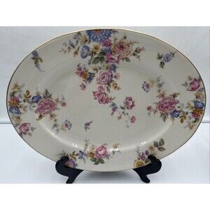 Castleton SUNNYBROOKE Porcelain Oval Platter 13 1/4"x 9 3/4”
